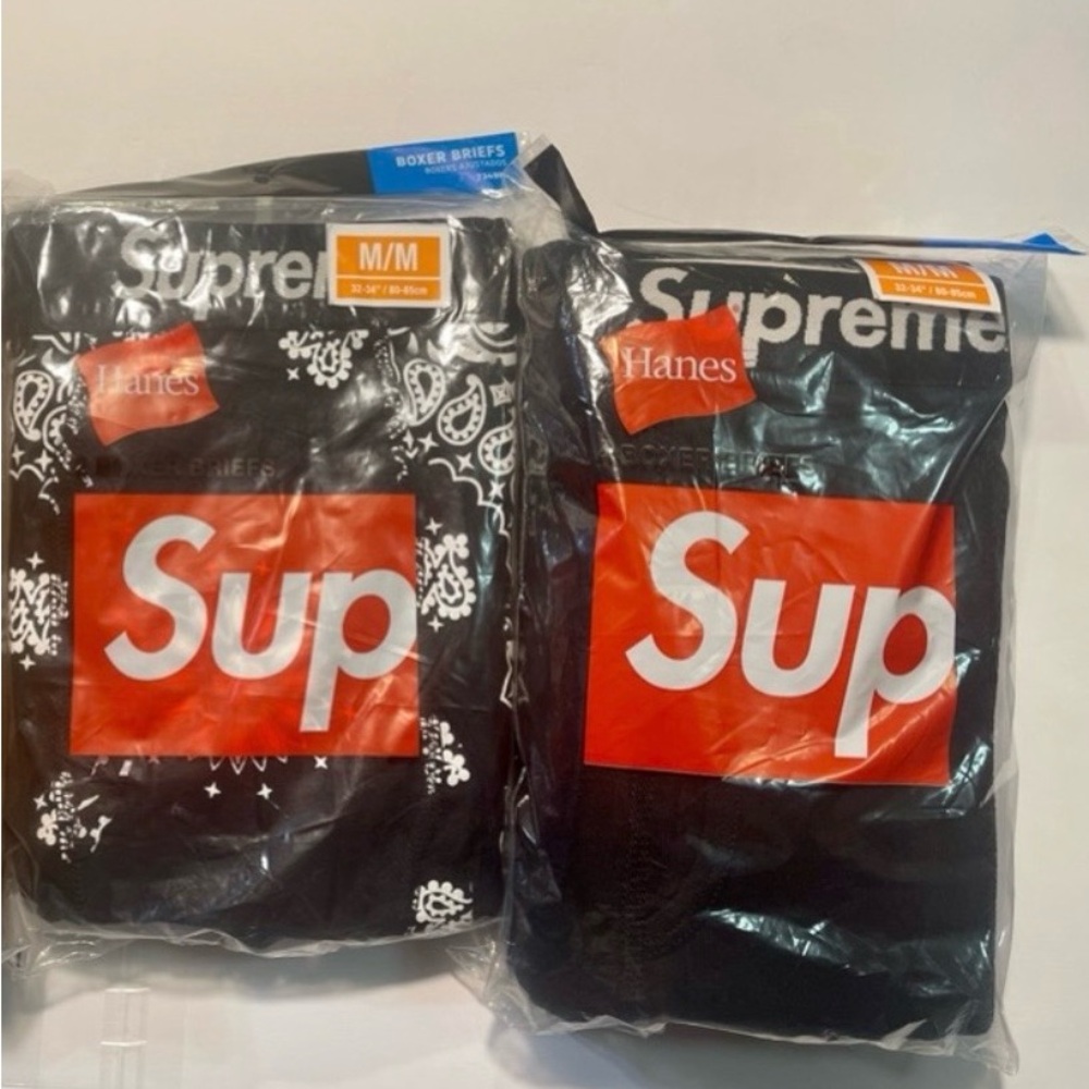 Supreme Hanes Boxer Briefs (ALL SIZE MEDIUM)
